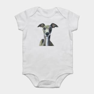 Watercolor Italian Greyhound - Dog Lovers Baby Bodysuit